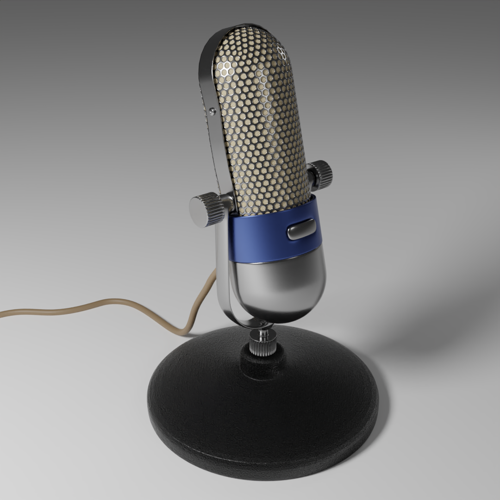 Vintage microphone preview image